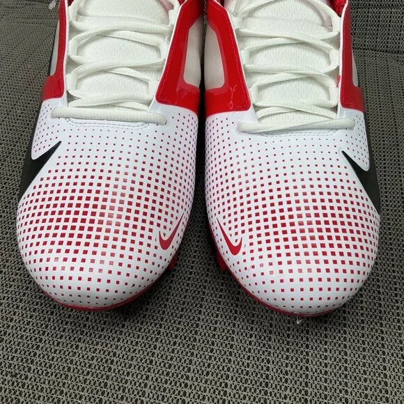 Nike Alpha Menace 4 Men’s Size 15 Red/White Pro Football Cleats - Picture 7 of 9